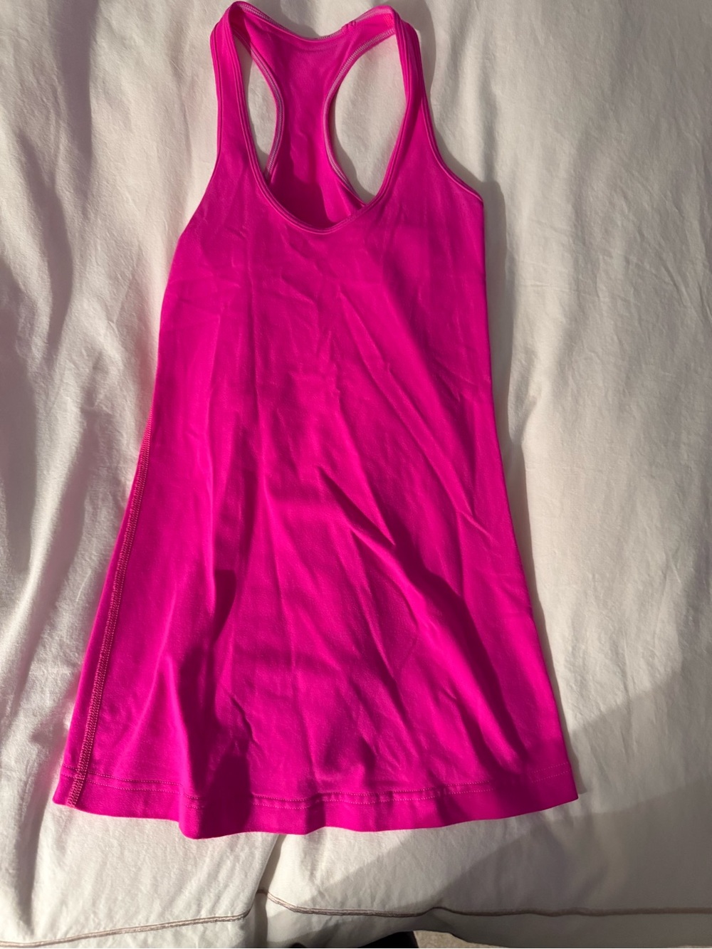 Bright Fuchsia Lululemon Racerback Tank Top